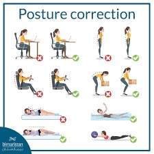 Posture correction strategies to prevent middle back pain